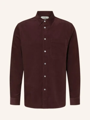 Cos Koszula Z Tkaniny Sztruksowej O Luźnym Kroju rot