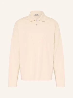 Cos Koszulka Polo Z Dżerseju beige
