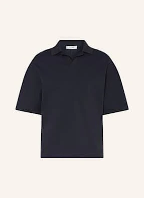 Cos Koszulka Polo Z Dżerseju Relaxed Fit blau