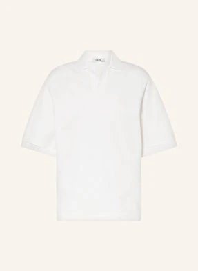 Cos Koszulka Polo Z Dżerseju Relaxed Fit weiss