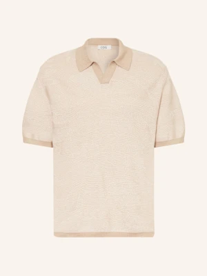 Cos Koszulka Polo Z Dzianiny beige