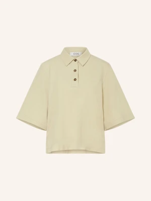 Cos Koszulka Polo Z Piki gruen