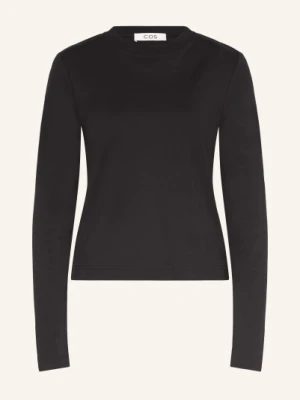 Cos Koszulka Z Długim Rękawem schwarz