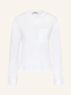 Cos Koszulka Z Długim Rękawem weiss