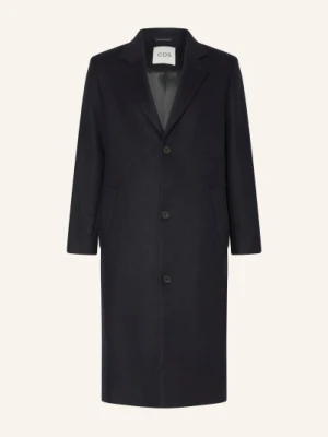 Cos Płaszcz Wełniany blau