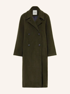 Cos Płaszcz Wełniany gruen