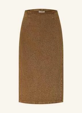 Cos Spódnica W Stylu Jeansowym braun