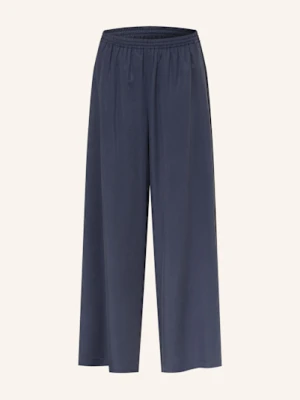 Cos Spodnie Satynowe blau