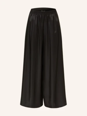 Cos Spodnie Satynowe schwarz