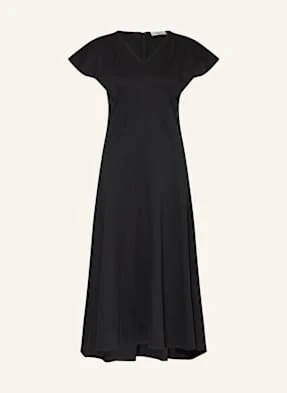 Cos Sukienka Z Dżerseju Z Wolantami schwarz