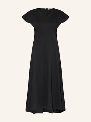 Cos Sukienka Z Dżerseju Z Wolantami schwarz