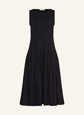 Cos Sukienka Z Mieszanki Materiałów schwarz