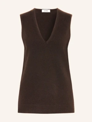 Cos Sweter Bez Rękawów braun