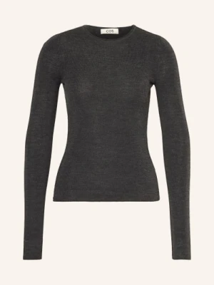 Cos Sweter Z Wełny Merynosowej grau