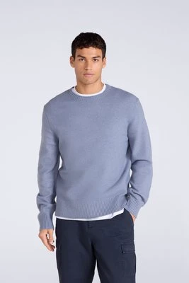 Cosy męski sweter - Blue Animal