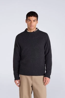 Cosy męski sweter - Grey Animal
