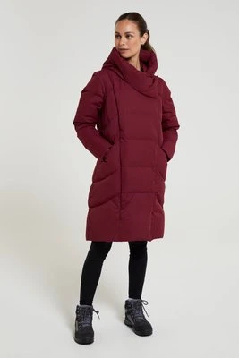 Cosy Wrap II - damska kurtka puchowa - Burgundy Mountain Warehouse