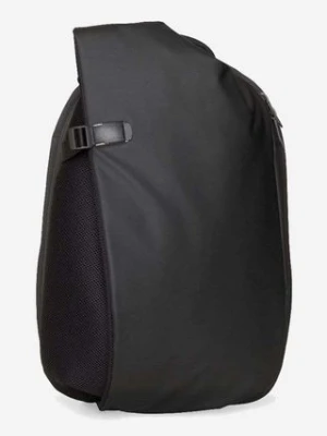 Cote&Ciel plecak Isar Medium Obsidian kolor czarny duży gładki 28620 BLACK 28620-BLACK