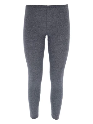 COTONELLA Legginsy w kolorze szarym rozmiar: L