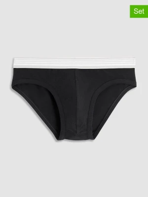 COTONELLA Slipy (2 pary) w kolorze czarnym rozmiar: S