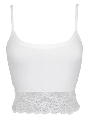 COTONELLA Top w kolorze białym rozmiar: XL