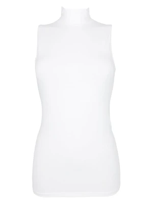 COTONELLA Top w kolorze białym rozmiar: L