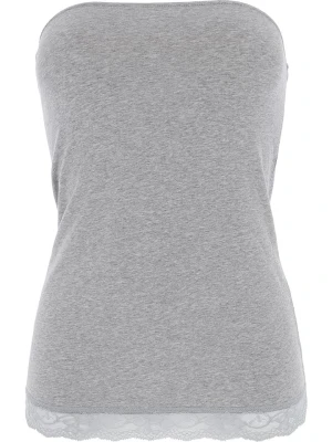COTONELLA Top w kolorze jasnoszarym rozmiar: XL