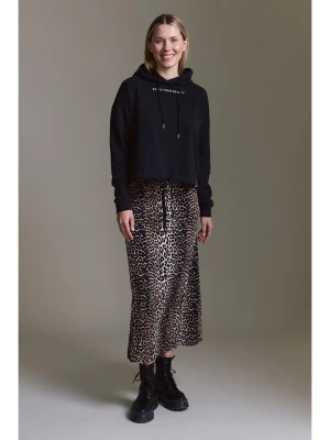 Cotton Candy Spódnica w kolorze jasnobrązowo-czarnym rozmiar: M