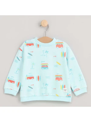 Cotton Fish Bluza w kolorze turkusowym rozmiar: 98