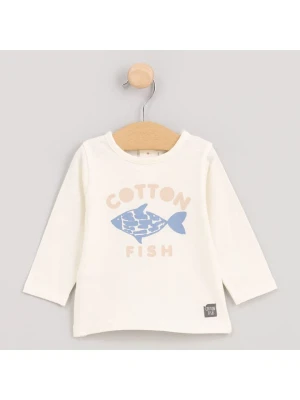 Cotton Fish Koszulka w kolorze kremowym rozmiar: 80