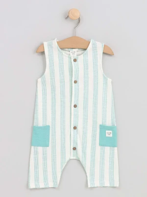 Cotton Fish Rampers w kolorze kremowym rozmiar: 68