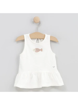 Cotton Fish Top w kolorze kremowym rozmiar: 92
