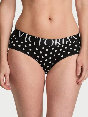 Cotton Majtki bawełniane Exploded Logo Hiphugger Victoria's Secret Z nadrukiem