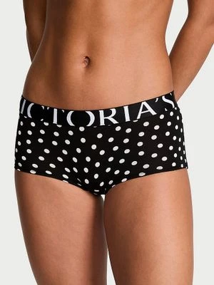 Cotton Majtki bawełniane szorty Exploded Logo Boyshort Victoria's Secret