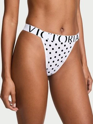 Cotton Majtki bawełniane w stylu lat 90-tych Exploded Logo Victoria's Secret