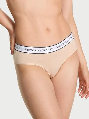 Cotton Majtki bawełniane z logo w talii Cheeky Victoria's Secret