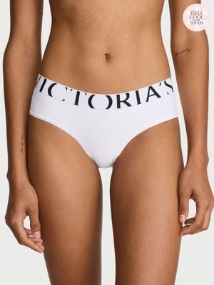 Victoria' Secret Majtki z logo Cool Hiphugger Victoria's Secret Biały