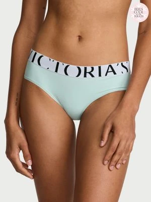 Victoria' Secret Majtki z logo Cool Hiphugger Victoria's Secret Zielony