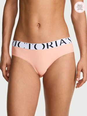 Victoria's Secret Majtki z logo Cool Hiphugger Różowy