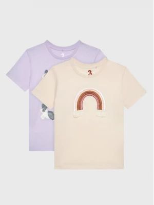 Cotton On Kids Komplet 2 t-shirtów 762505 Kolorowy Regular Fit
