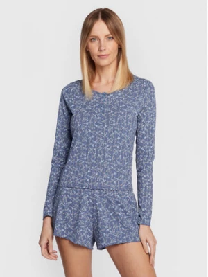 Cotton On Koszulka piżamowa 6335013 Niebieski Regular Fit