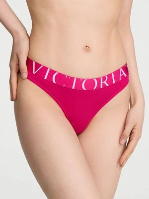 Cotton Stringi bawełniane Exploded Logo Victoria's Secret