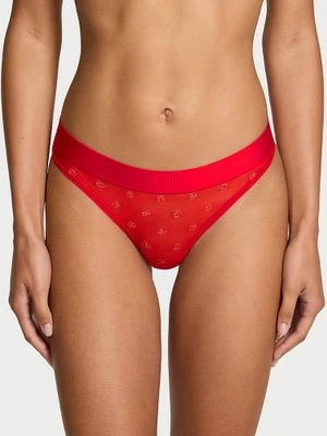 Cotton Stringi z siateczki Sheer Heritage Shimmer Victoria's Secret