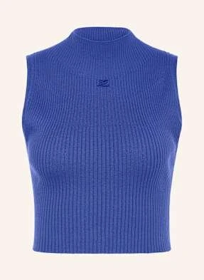 Courrèges Krótki Top blau