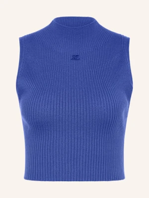 Courrèges Krótki Top blau