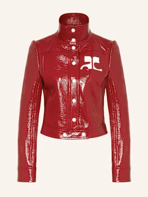 Courrèges Kurtka Imitująca Skórę rot