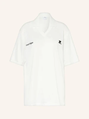 Courrèges Oversized Koszulka Polo Z Dżerseju weiss
