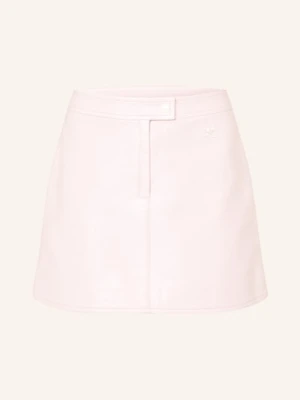 Courrèges Spódnica Z Imitacji Skóry rosa