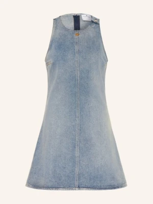 Courrèges Sukienka Jeansowa blau