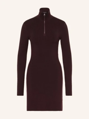 Courrèges Sukienka Z Dzianiny Z Wełny Merynosowej rot